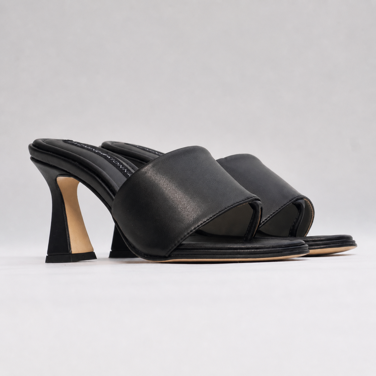 Iris Sculpted Vegan Block Heel Sandal 76mm