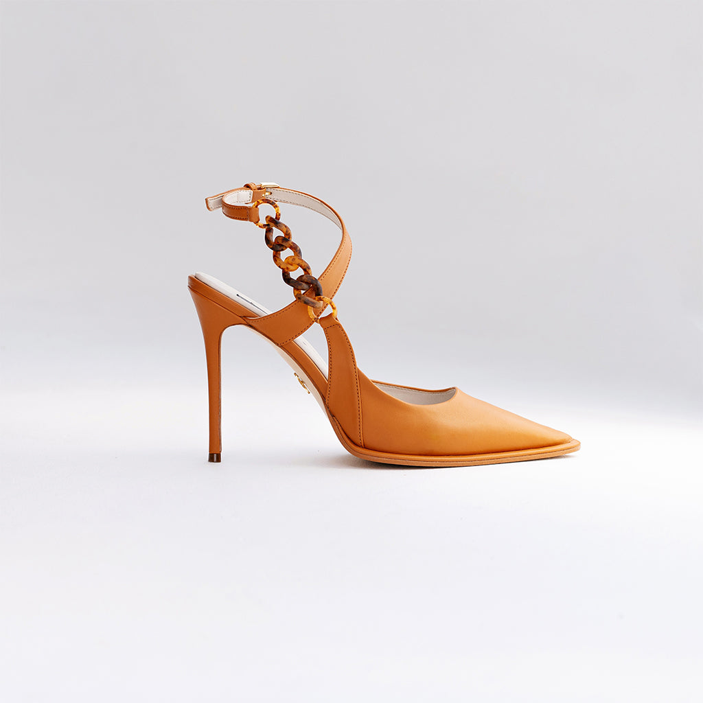 Daisie Ankle-Strap Vegan Pump 105mm