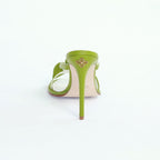 Zinnia Flower-Detail Stiletto Sandal 105mm