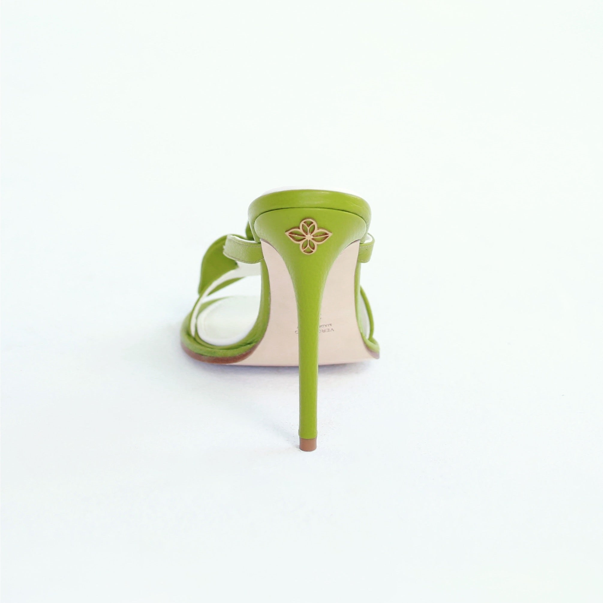 Zinnia Flower-Detail Stiletto Sandal 105mm